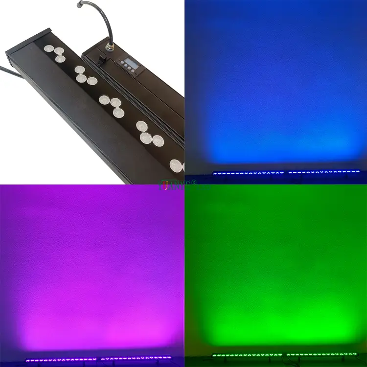 Ip66 Stage Light Rgb Rgbw Remote Control Dj Wedding Stage City Wall Washer Outdoor Led Wash Flood Light YY-XQ8033 1