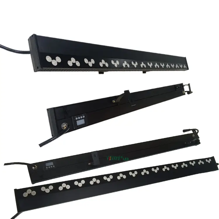 LED 세척 조명 DMX512 12*5W 구축을위한 LED 세척 라이트 DMX512 DALI APP CONTROL CCT RGB RGBW YY-XQ8033 1