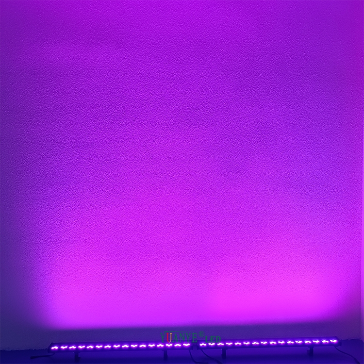 LED WASH LIGHT DMX512 12*5W LED LED LIGHT UNTUK BUILDING DMX512 DALI APP CONTROL CCT RGB RGBW YY-XQ8033 4