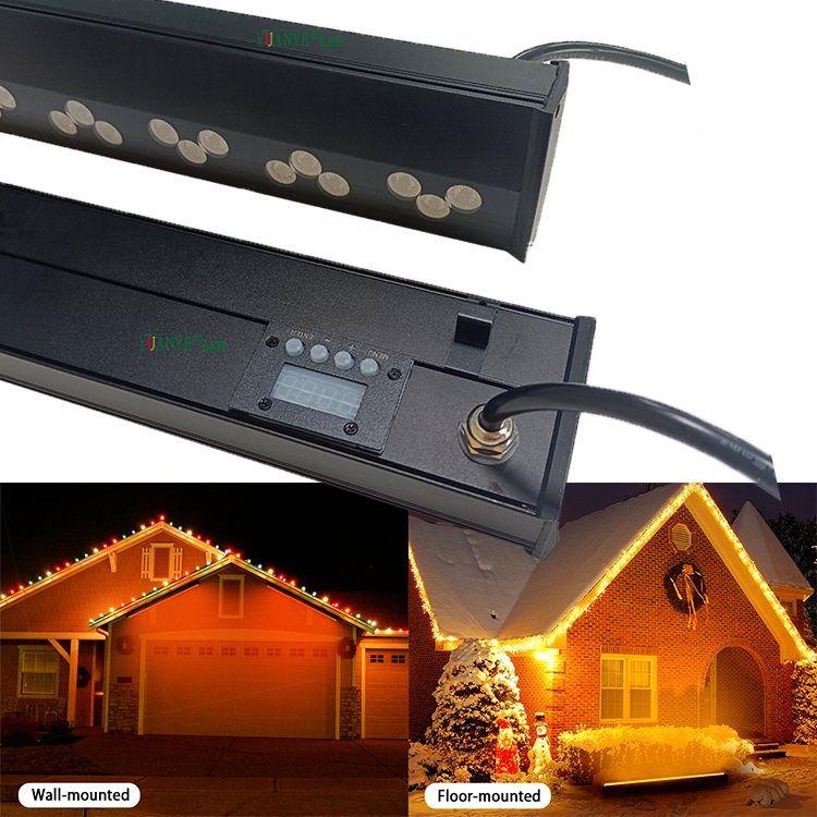 LED WASH LIGHT DMX512 12*5W LED LED LIGHT UNTUK BUILDING DMX512 DALI APP CONTROL CCT RGB RGBW YY-XQ8033 3
