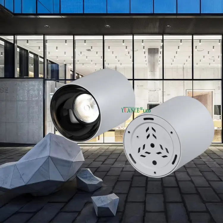 Yuanyeled Dimmable Surface Downlight 안티 눈부심 스폿 조명 천장 다운 라이트 RGB RGBW 원격 제어 YY-BDR006-B 1