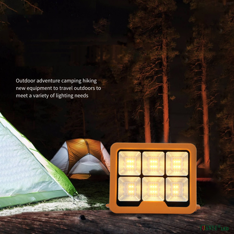 最高品質のポータブルLEDソーラーフラッドライト充電式Bluetooth IP65バッテリー付きキャンプライト240 13