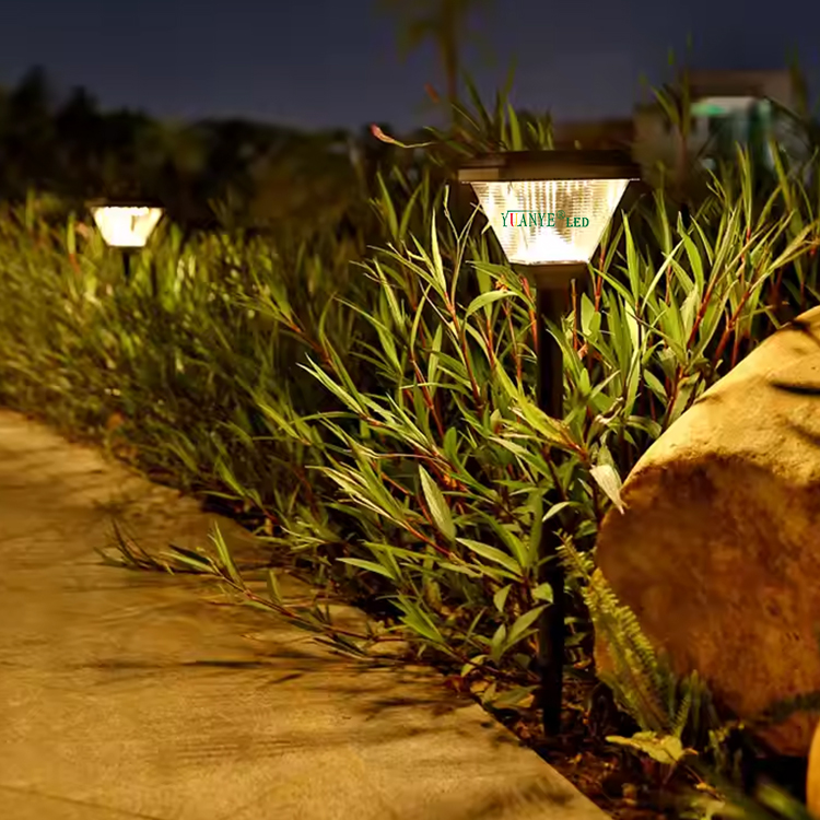 Luaran kalis air suria spike dipasang 4W taman pagar lanscape lampu hiasan lampu bollard cahaya yy-dcds225 12