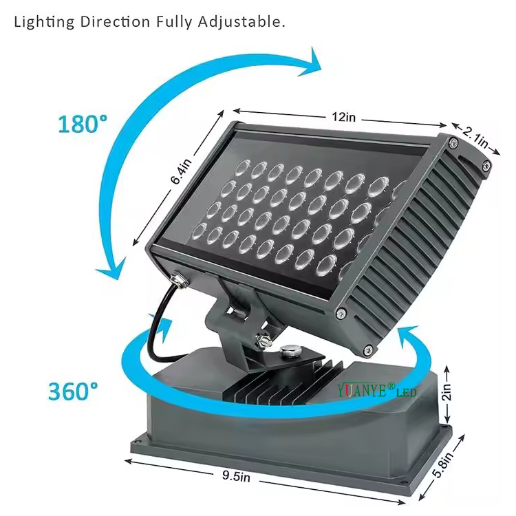 Yuanyeled Led Flood Lights Project Lighting Rgb Rgbw Dmx512 Dali Tuya Control Dance Floor Light Christmas Decor YY-SG002 7