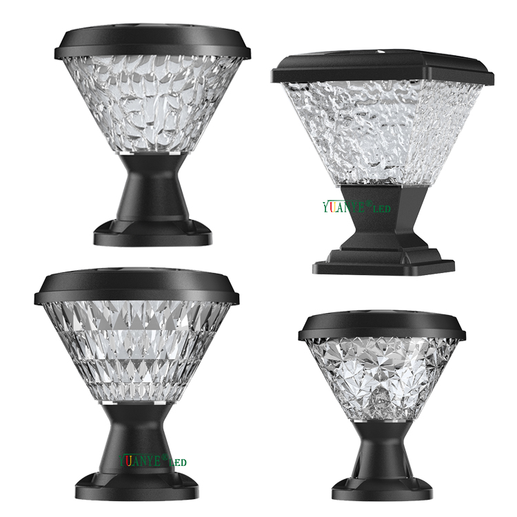 Теплый белый 3000K 4000K 6500K Рождественский венок солнечный лампа светодиодная садовая свет современный оформление Столба лампа Yy-Ztdr200 8