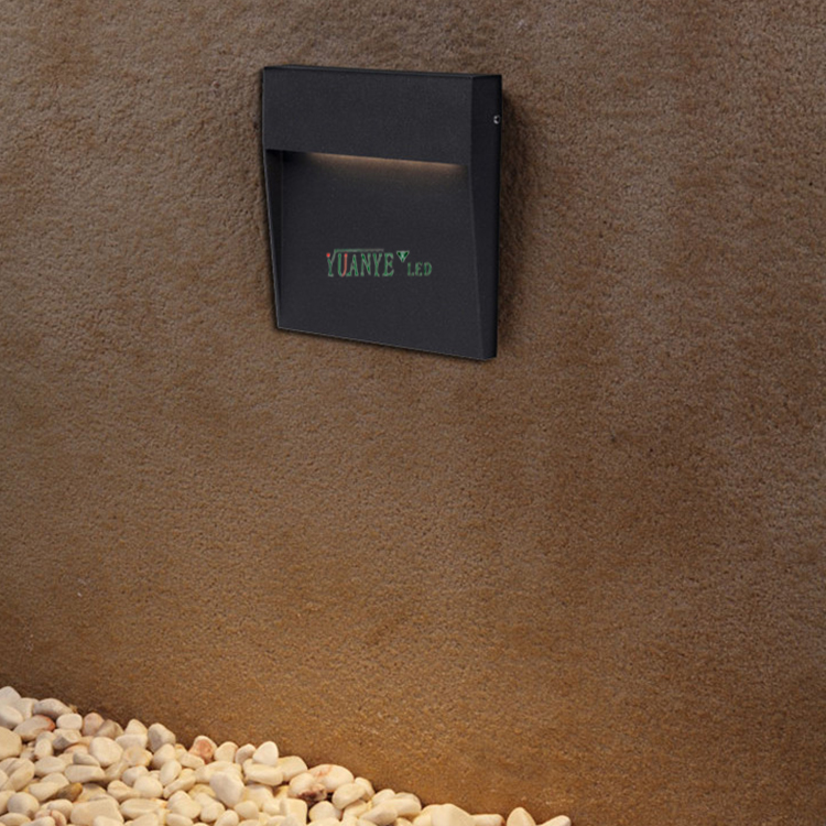 Étape lumineuse d'escalier LED Flans intégrés YY-QJL026 OUTDOOR Zigbee3.0 Balacony Solar 5W 9W 15W Yuanyeled 11