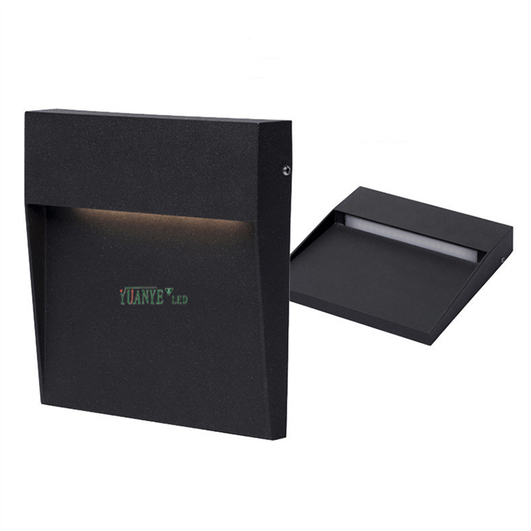 Étape lumineuse d'escalier LED Flans intégrés YY-QJL026 OUTDOOR Zigbee3.0 Balacony Solar 5W 9W 15W Yuanyeled 8