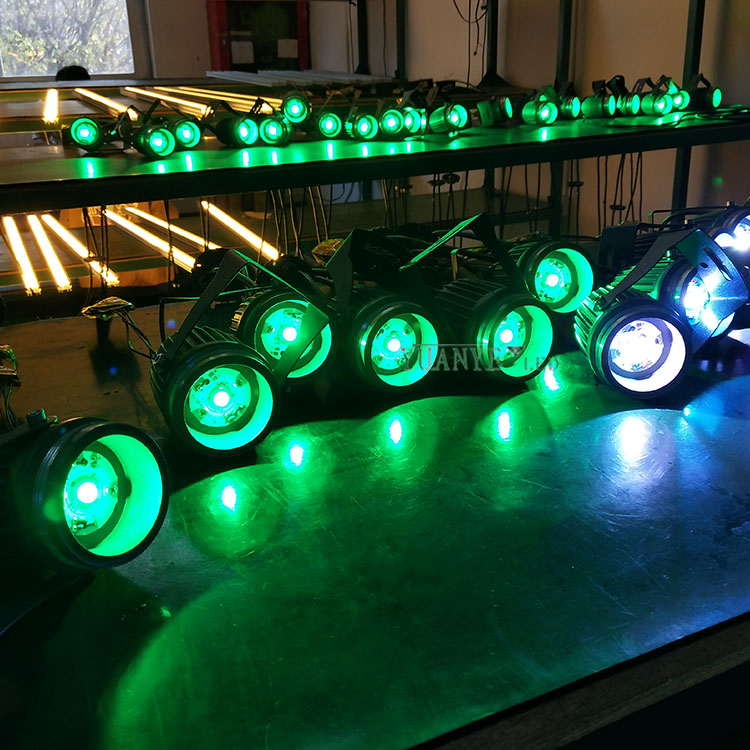 Led Spot Light Dc 12v 24v Rgbw 10w 12w With Built In Dmx512 Grey Black Finish For Garden Historic Building YY-TG6I 9