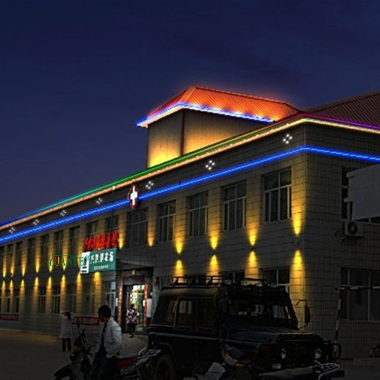 Led Wall Light Outdoor Remote Control Waterproof Triac Ip65 Rgb 3in1 Dc 12v 24v YY-BDR004 12