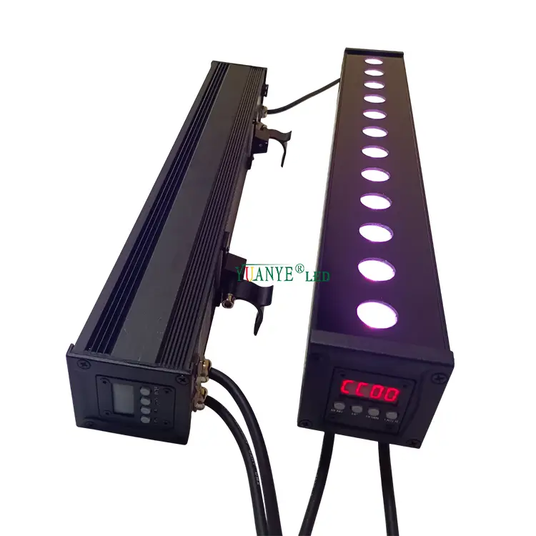 120W 블랙 바디 벽 세탁기 바 가벼운 조경 조명 크리스마스 RGBWAUV DMX512 RDM YY-XQ7068 1