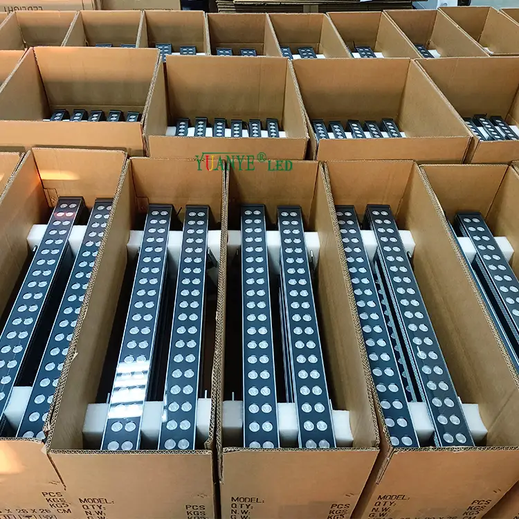 200W LEDリニアアウトドアビルダブルロウウェディングファサードプロジェクトYY-XQ7068中国からのメーカー| yuanyeled 1