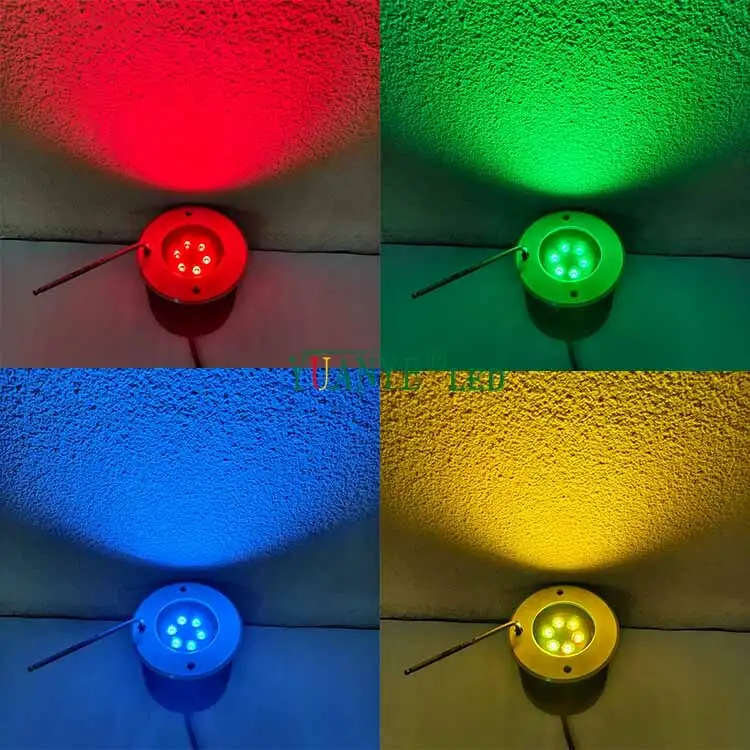 YuanyEled-LED LED LEACH IP67 Impermeable empotrado El paisaje al aire libre ruta ángulo de viga Ajustable YY-DMR004-A 1