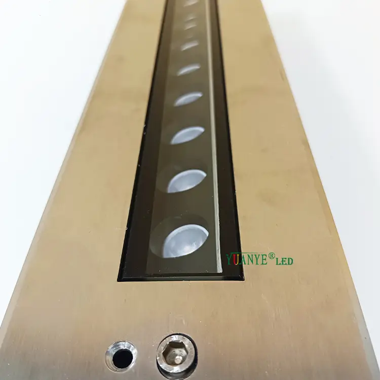 جودة جيدة LED أضواء دفن الإضاءة ممر RGBW DMX512 مصابيح الأرضية في الهواء الطلق رصف الضوء YY-DML005 1