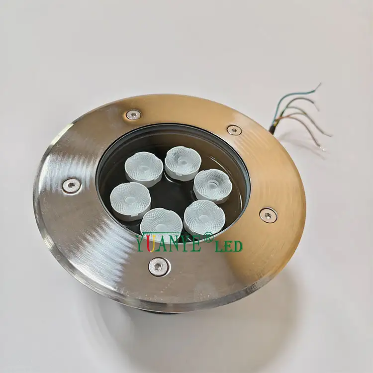 3W 7W 12W 18W 36W 12V-24V En luces de tierra IP65 Paso Luces de jardín de acero inoxidable al aire libre001 1
