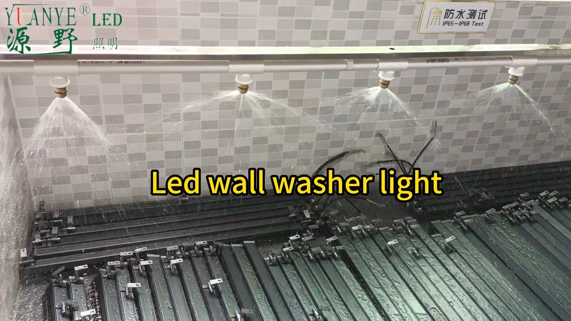 Pengontrol Aplikasi Dinding Luar Ruang Yuanyeled Bluetooth DMX512 Waterproof RGB RGBW 20W 30W 40W YY-XQ4068 1