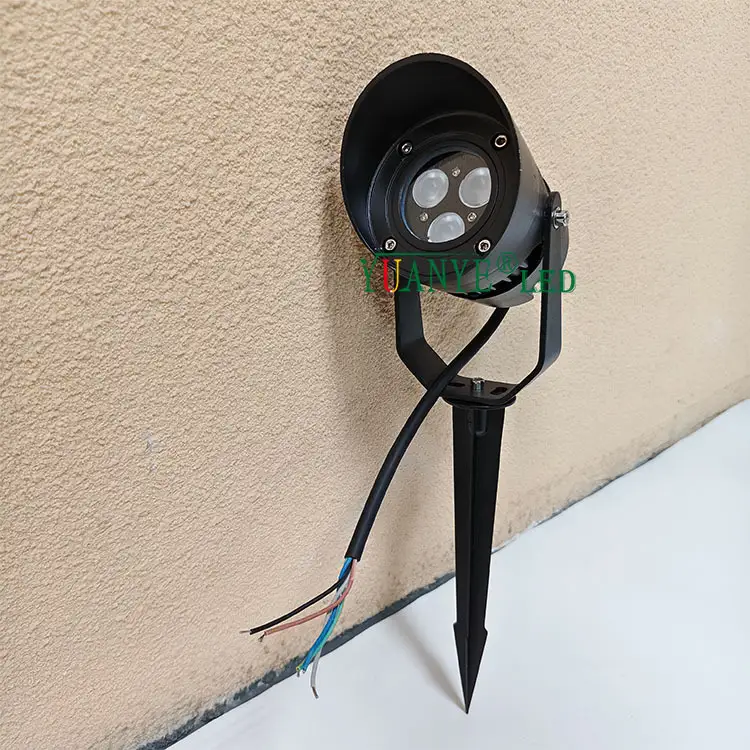 Lampada a punta Yuanyeled con proiezione di alberi RGBW Tuya App Telecomando per villa americana Parco europeo YY-TG1F 1