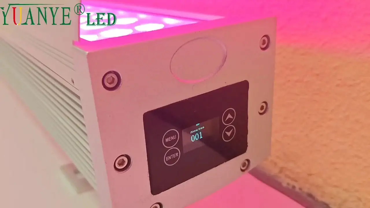 شاشة OLED بقوة 300 واط، مزودة بمنفذ DMX512، إضاءة متعددة الوظائف لغسيل السيارات، قابلة للتخصيص بأطوال 4 أقدام، 5 أقدام، 6 أقدام، 7 أقدام، YY-XQ11298 1