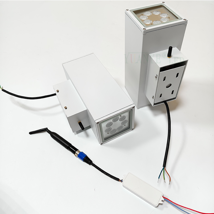 Беспроводной DMX512-приемник Yuanyeled с возможностью приема и вывода сигнала, высокой мощностью 60–72 Вт, для наружного освещения, YY-BDS007-B 8