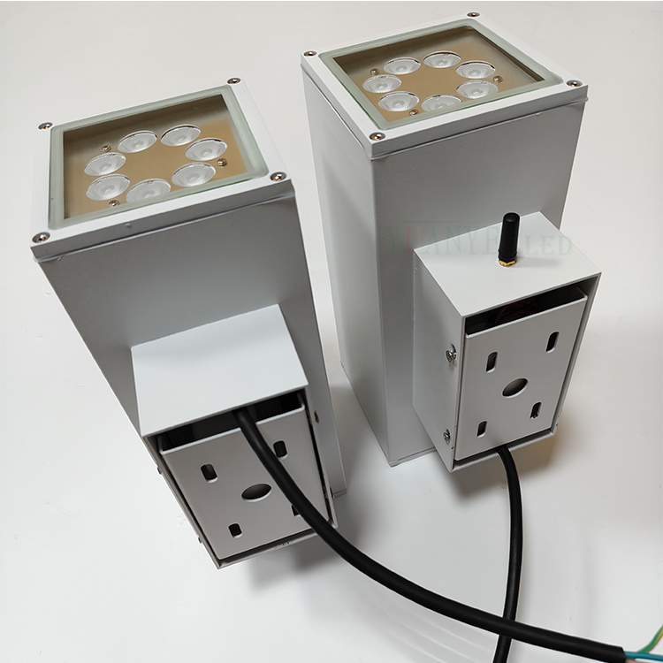 Беспроводной DMX512-приемник Yuanyeled с возможностью приема и вывода сигнала, высокой мощностью 60–72 Вт, для наружного освещения, YY-BDS007-B 1