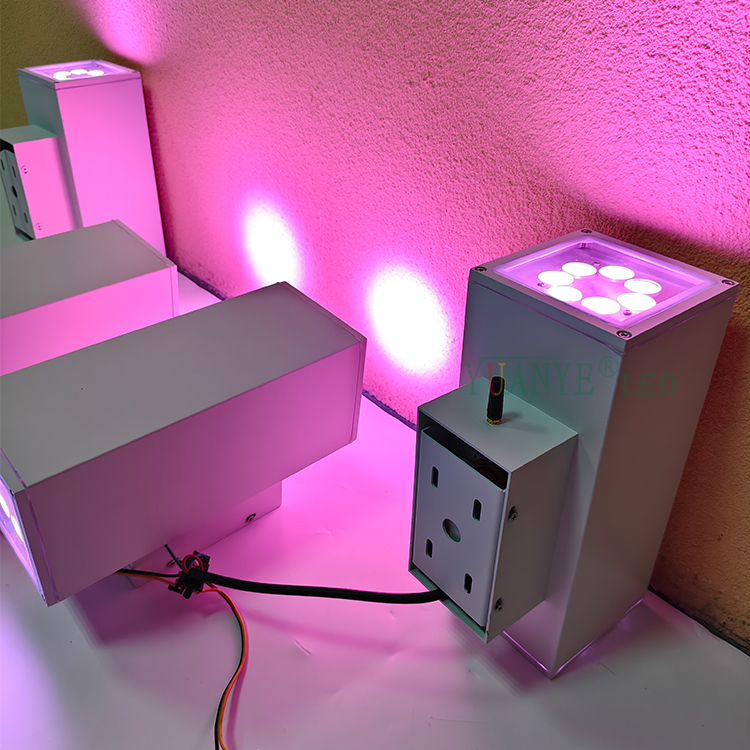 Беспроводной DMX512-приемник Yuanyeled с возможностью приема и вывода сигнала, высокой мощностью 60–72 Вт, для наружного освещения, YY-BDS007-B 4