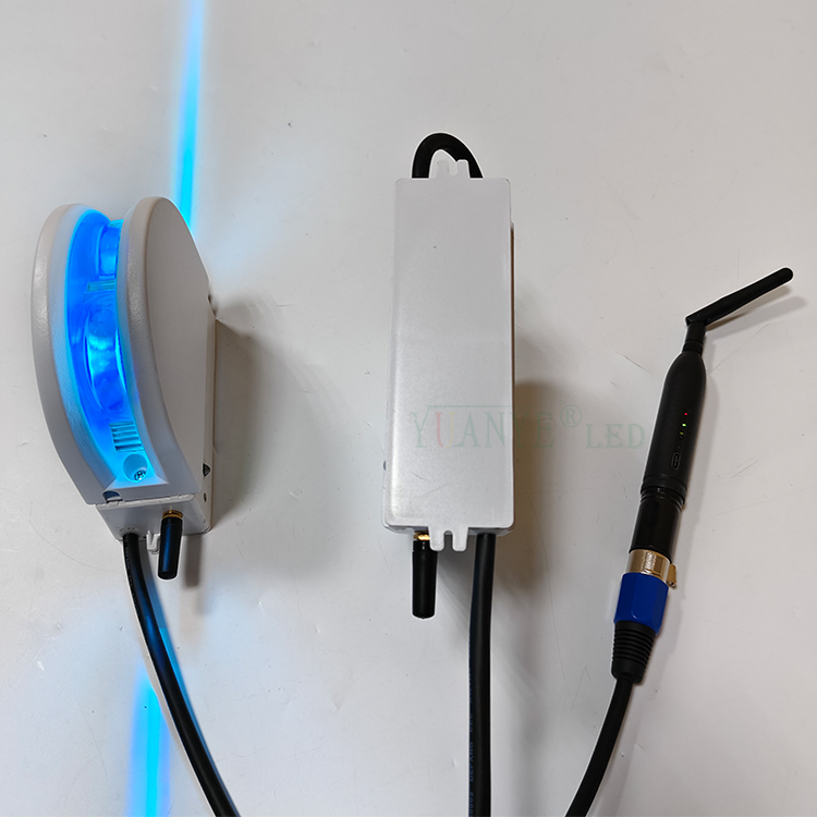 Penerima kendali jarak jauh nirkabel terintegrasi mendukung kendali jarak jauh melalui aplikasi ponsel pintar Lampu Dinding DMX512 YY-BDW008 5