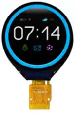 0.71 Circle TFT Display 1
