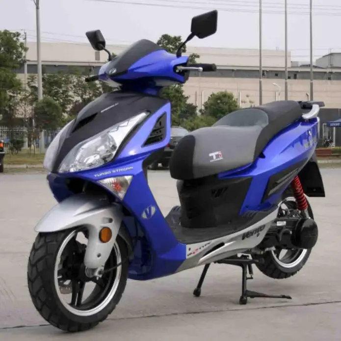 GY6 MOTOR 150CC Moto Gas Mobility مدعوم بمحركات 150 سكوتر مع إطار كبير 1