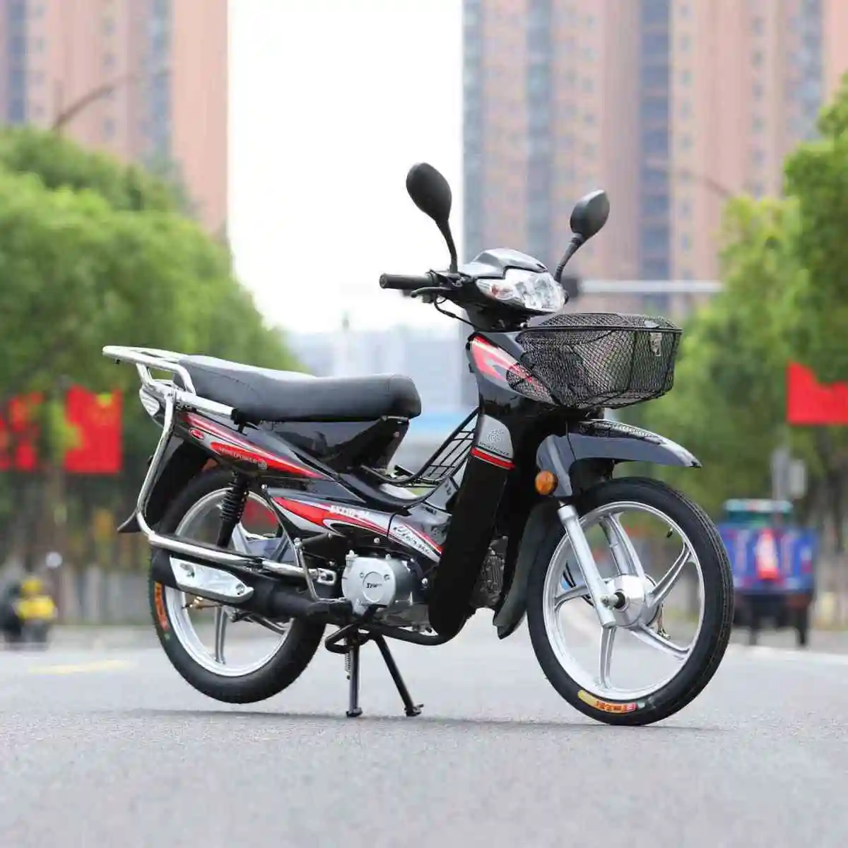 49cc 90cc 110cc Honda direka motosikal 100cc dengan 4 stroke untuk orang dewasa & jualan 1