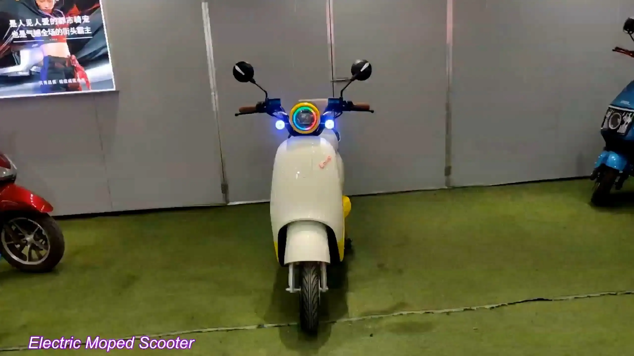 Endonezya, Tayland için grafen pilli 500w 800w elektrikli moped bisiklet scooter 1