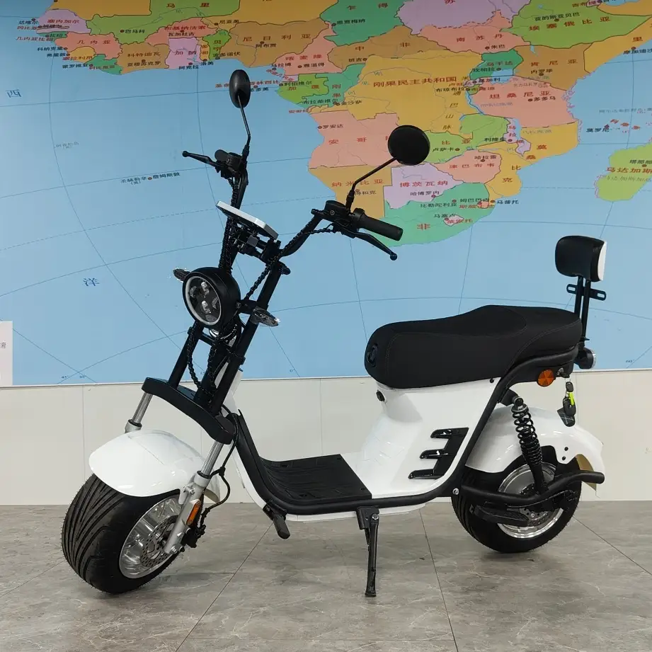 2000w 1500w 1000 watt citycoco electric e scooter x12 with lithium battery & fat tire 1