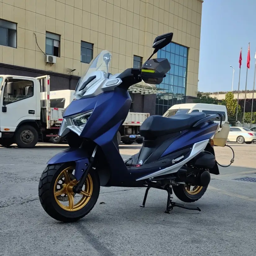 Nouveau scooter/moto à essence TIGER 180cc 150cc 125cc avec pneus de grande taille 12 pouces 1