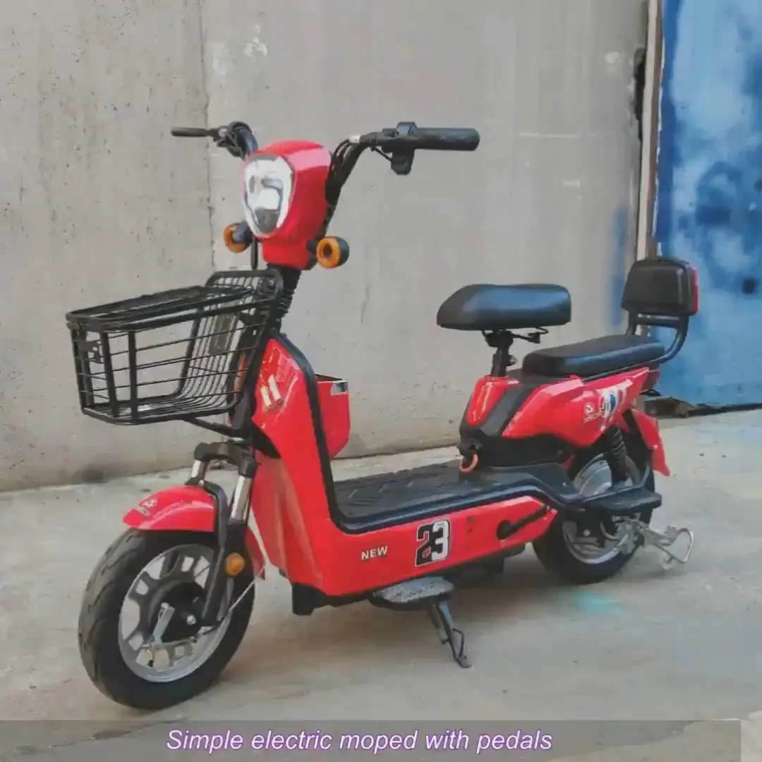 350w 500w 48v pikipiki ya baiskeli ya umeme iliyowekwa na kanyagio kwa kijana 1