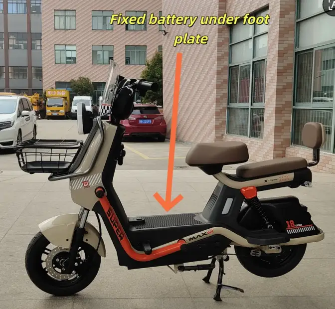 Simple new design 600w 500w scooter electric moto electrico for adults 1