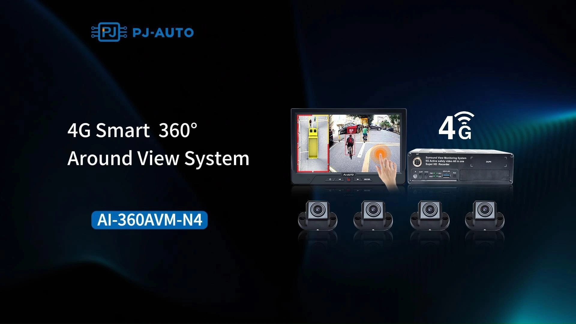 10.1-inch 4G Version AI 360°AVM Camera System 1
