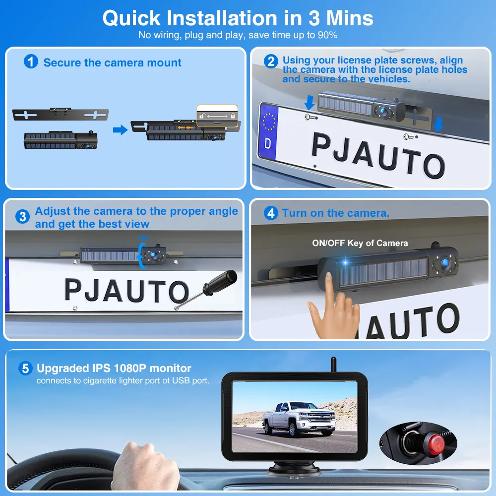 Wireless Hd Camera System by PJ-AUTO 3
