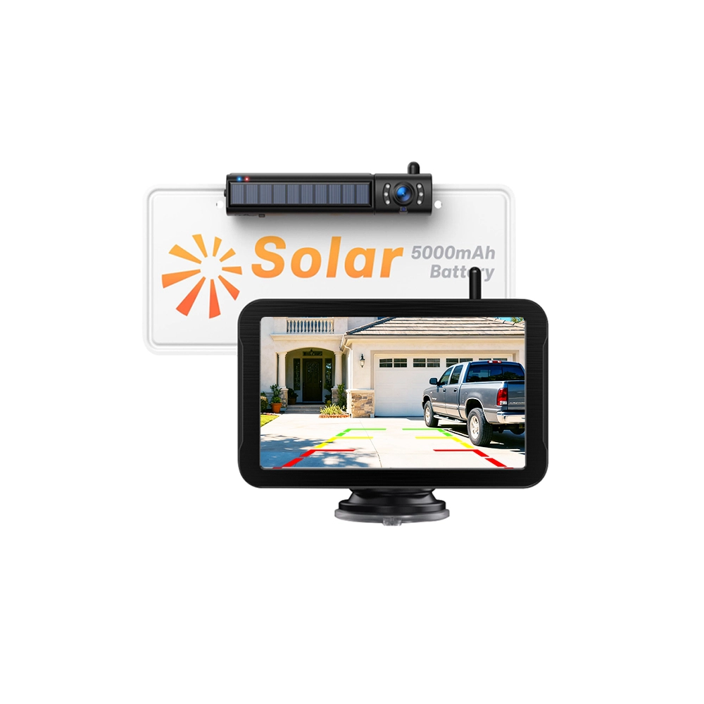 5-inch Solar Powered Wireless Camera System 1