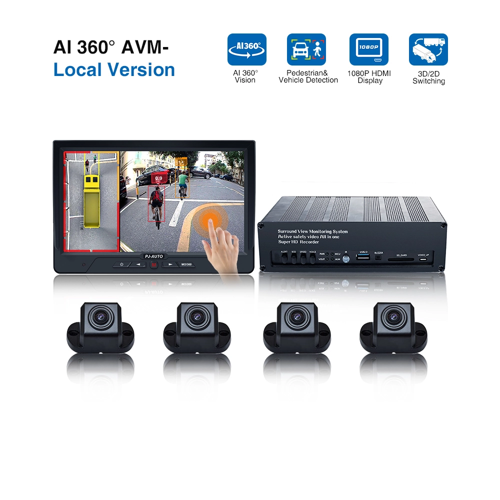 AI 360° Bird View Camera System with 10.1 Screen for Truck 1