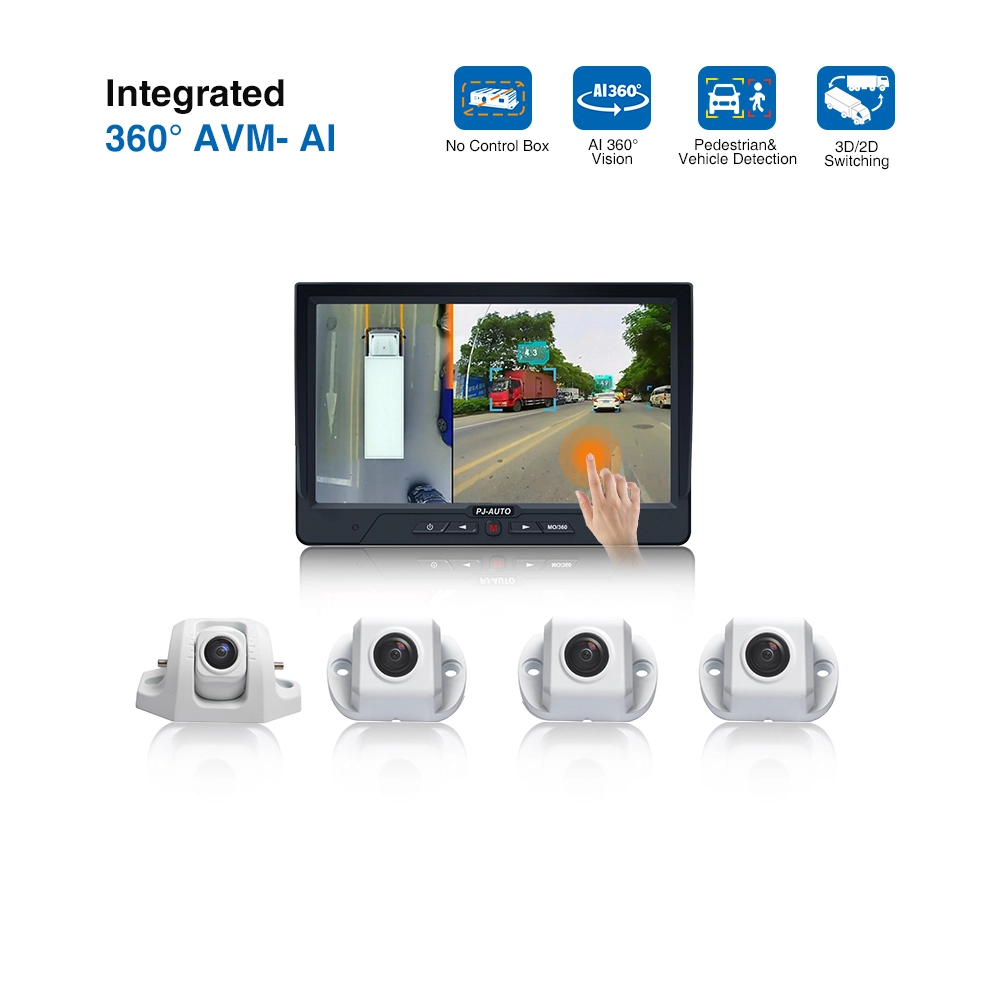 All-in-one 360° Bird View Camera with 10.1 Screen for RV 1