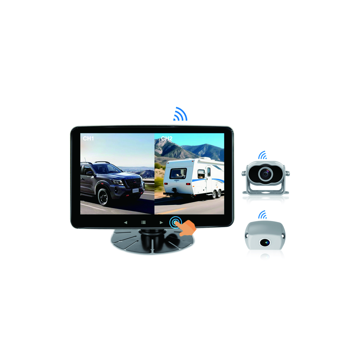 7-inch Built-in Wireless RV Monitoring System 1