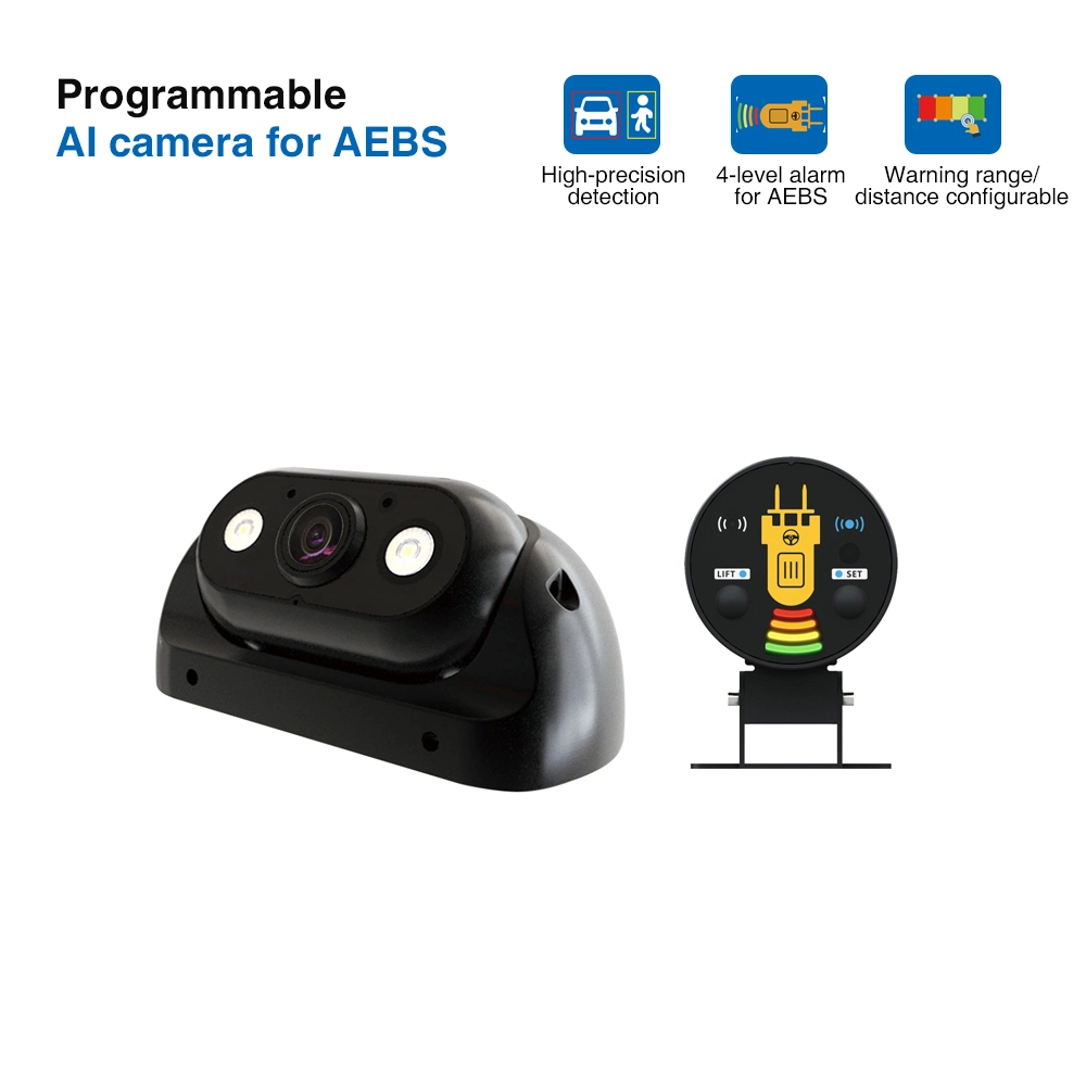 Программируемая камера с искусственным интеллектом и системой AEBS для вилочного погрузчика 1