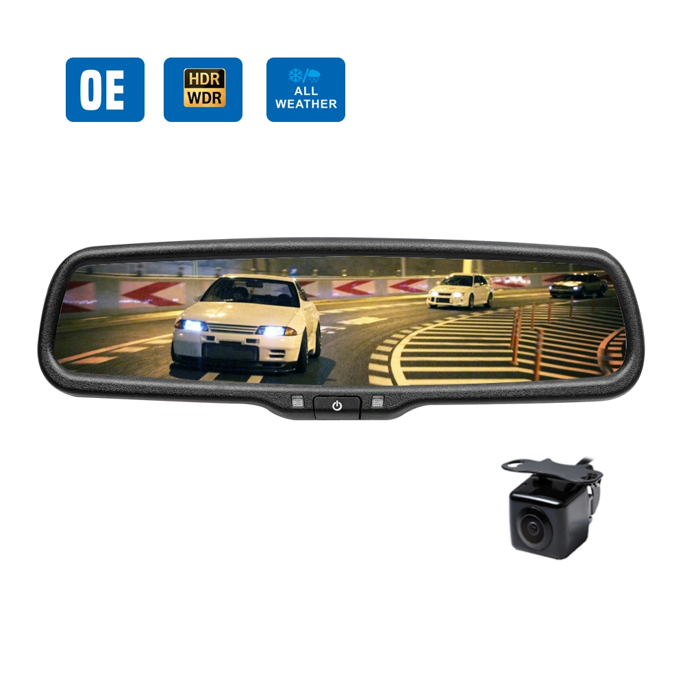 9.66 OE-Style AHD Rear view Mirror with Dual-Mode Display & WDR 1