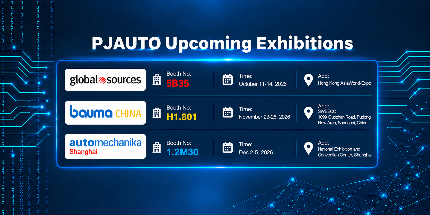 PJAUTO未来展会科技信息图