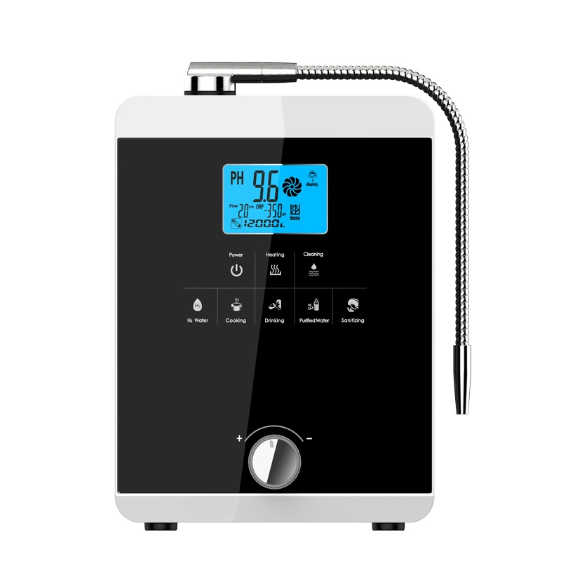 Hydrogen water ionizer with 11 titanium with platinum coating plates EHM-829 1