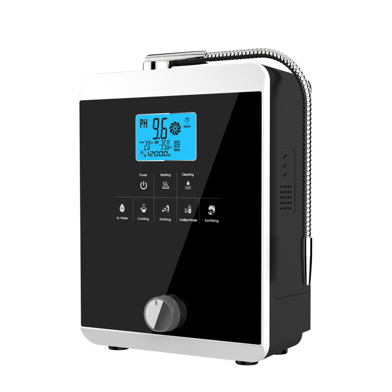 Hydrogen water ionizer with 11 titanium with platinum coating plates EHM-829 2