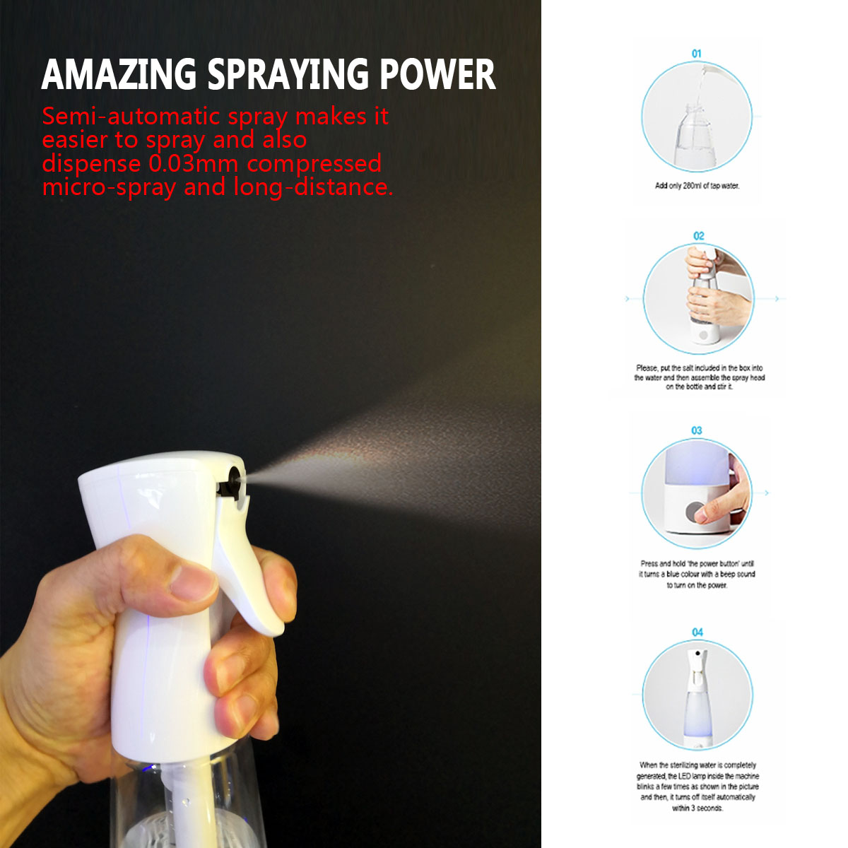 hygienic sodium hypochlorite sprayer supply for purifier 4