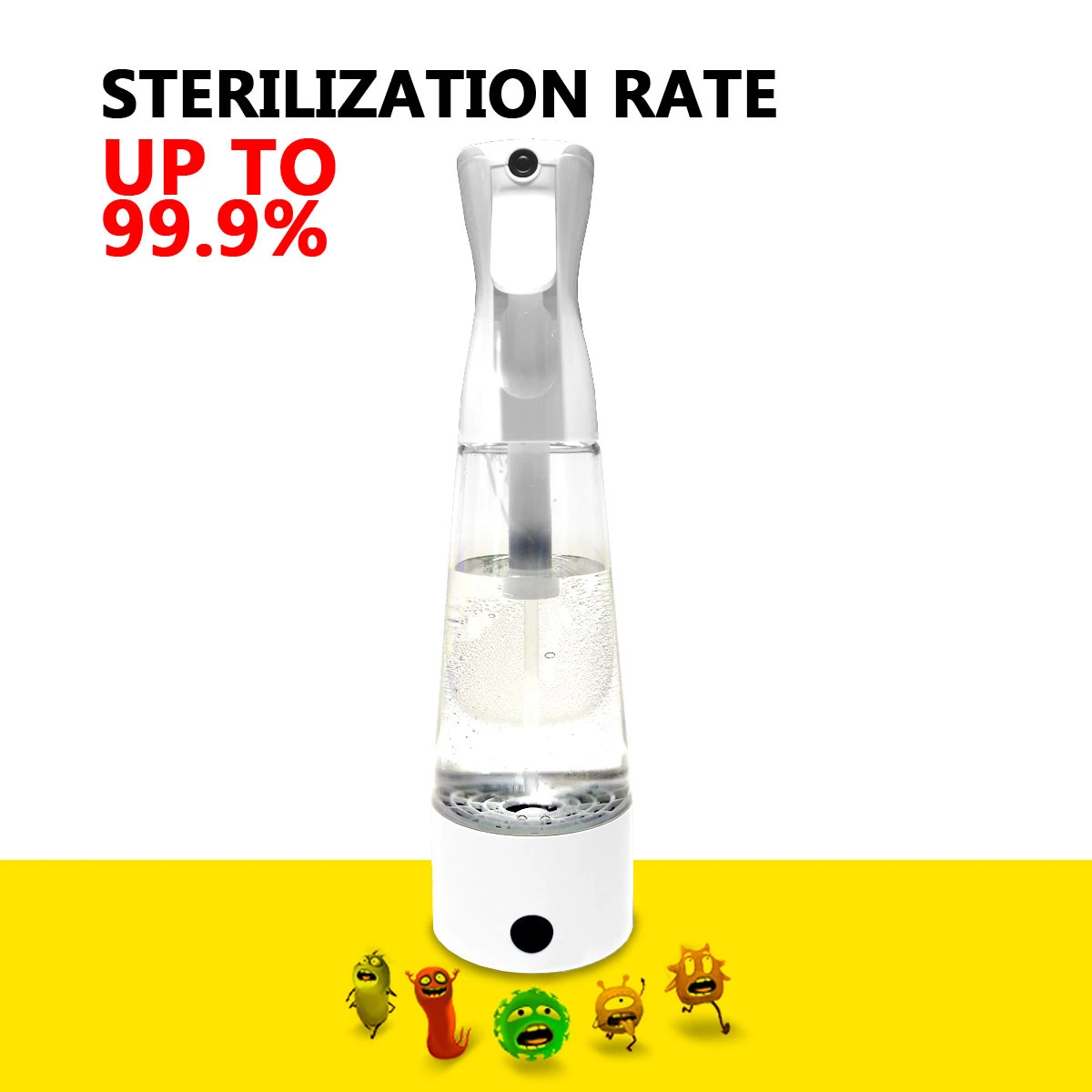 Amazon hot selling SPE PEM Portable Hydrogen Rich Water Bottle Generator Molecular H2 Water Maker Cup 5000+ppb USB Type C recharging10 2