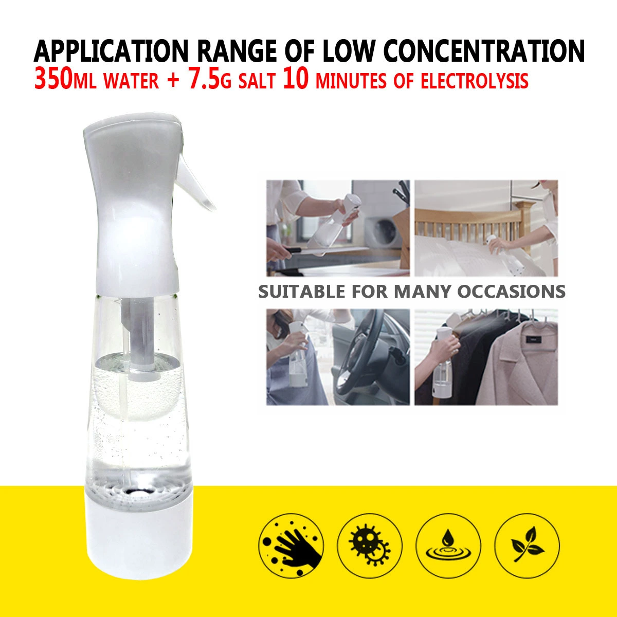 Amazon hot selling SPE PEM Portable Hydrogen Rich Water Bottle Generator Molecular H2 Water Maker Cup 5000+ppb USB Type C recharging10 3