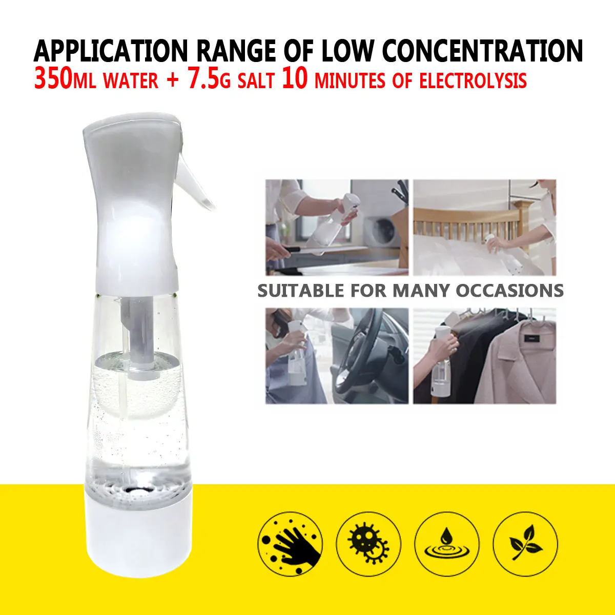 high ph sodium hypochlorite disinfectant factory for purifier 3