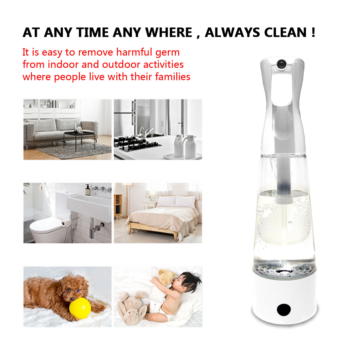 hygienic sodium hypochlorite sprayer supply for purifier 6