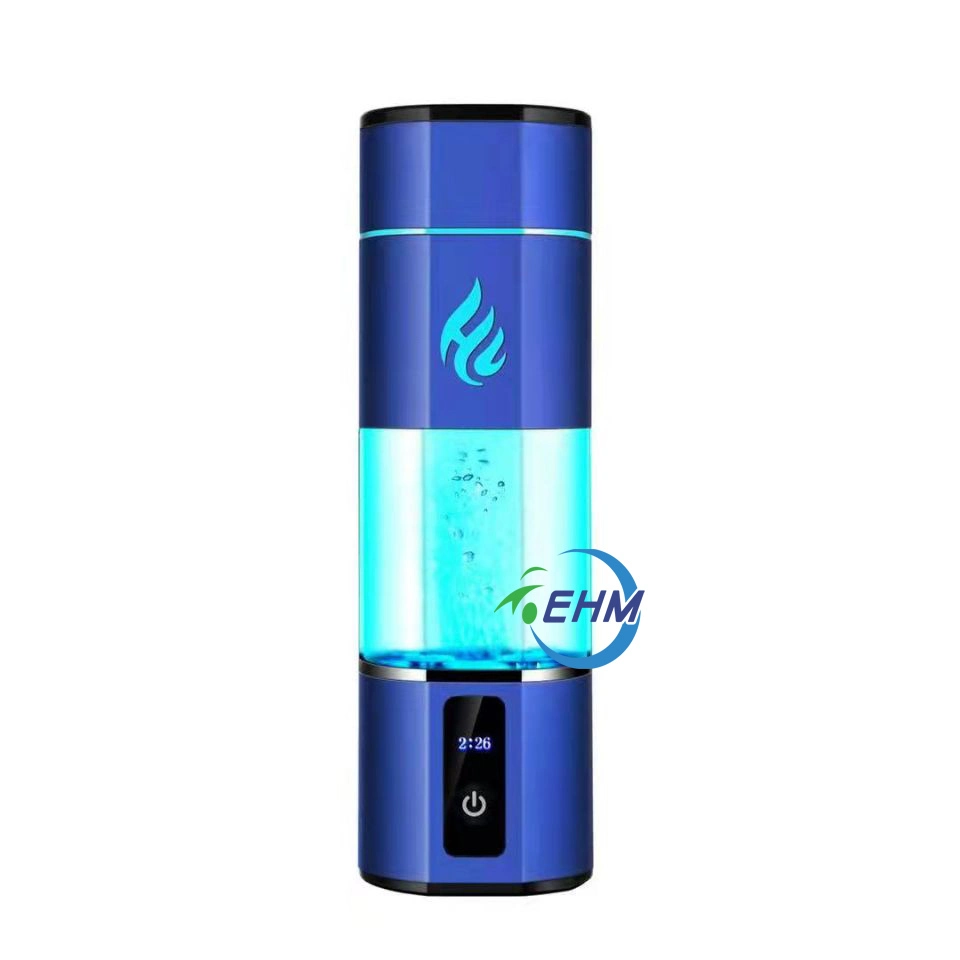 Portable  hydrogen water bottles ionized hydrogen water generator with SPE/PEM technology cup 4000ppb+ 1